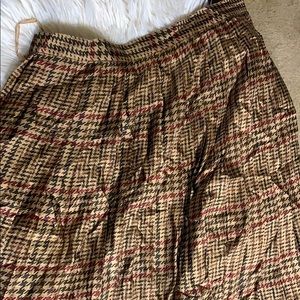 Ralph Lauren plaid pleated skirt